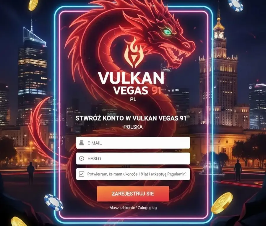 Sign Up dla Vulkan Vegas 91